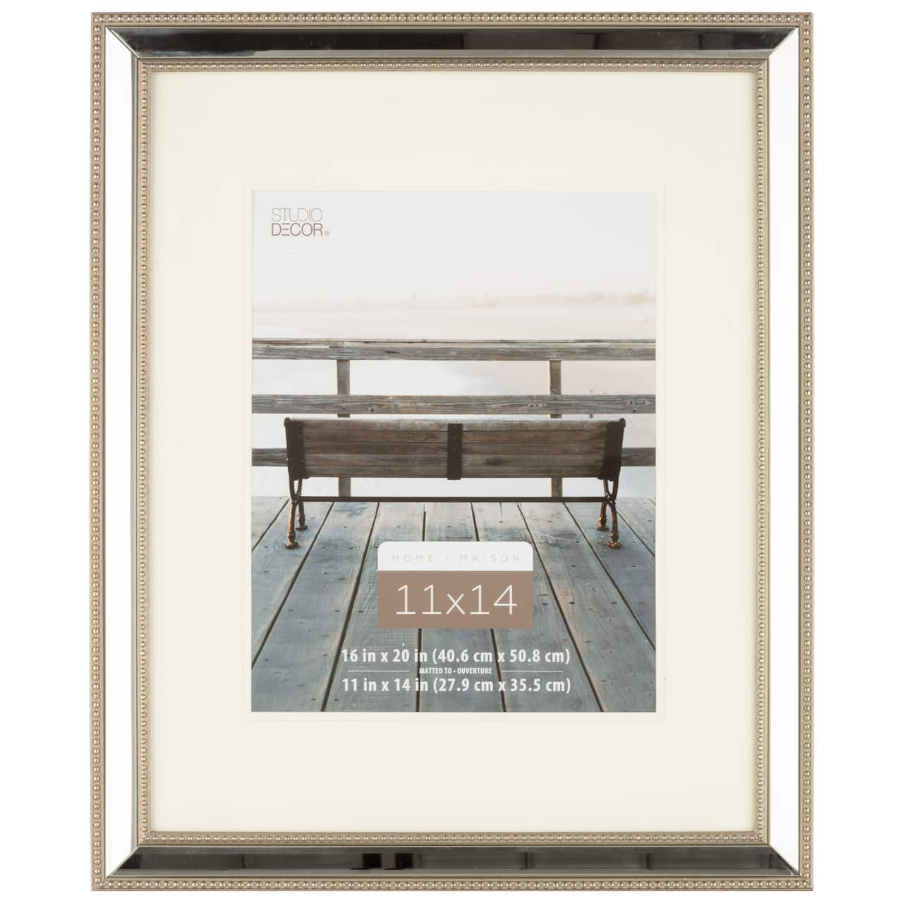 6 Pack: Home Mirrored Frame with Mat by Studio Décor®